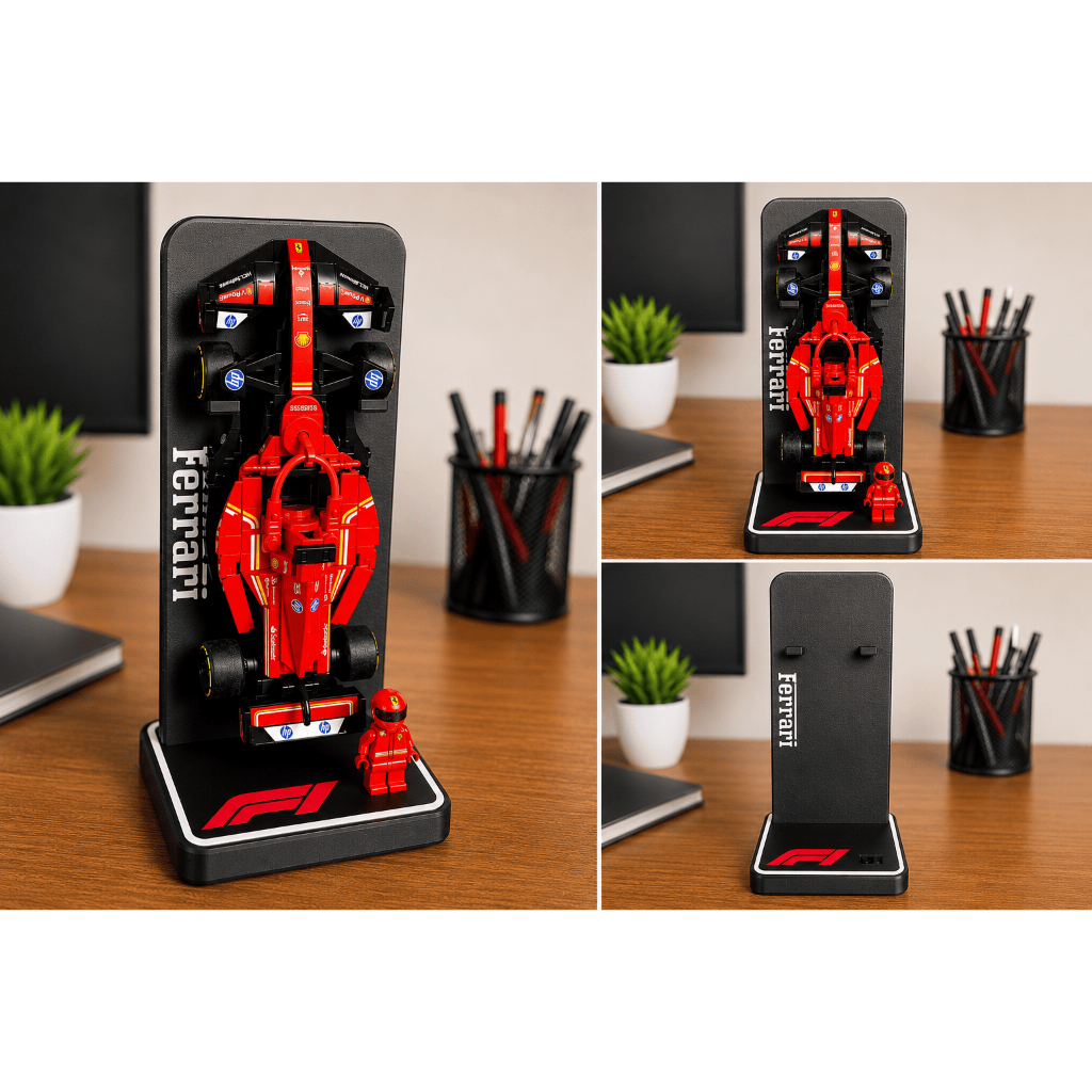 Suporte para Lego Speed Champions F1 | Display Vertical Impressão 3D