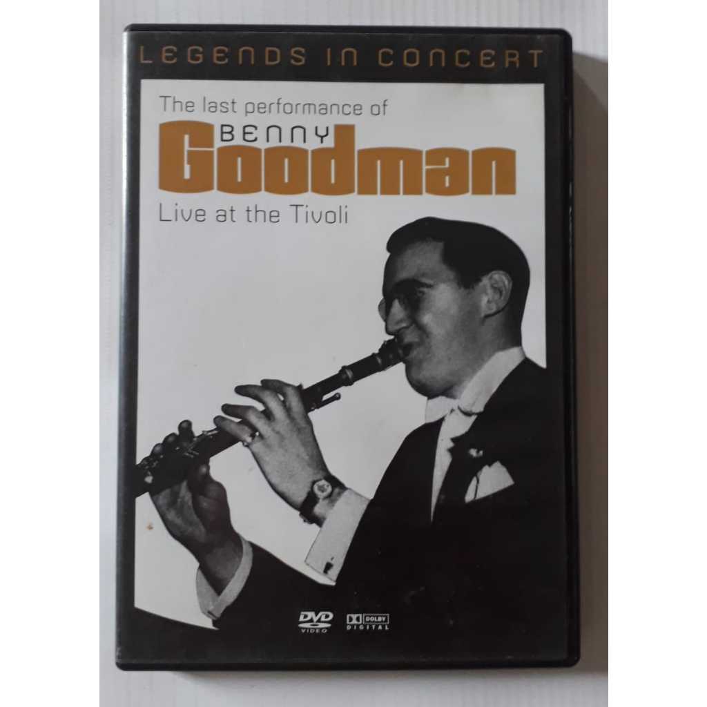 Dvd The Last Performance of Benny Goodman - Live At The Tivoli - Com Encarte Interno - Original Usado