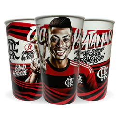 Copo Bruno Henrique BH Oto Patamar 550ml Oficial Licenciado Flamengo | Só Ídolos