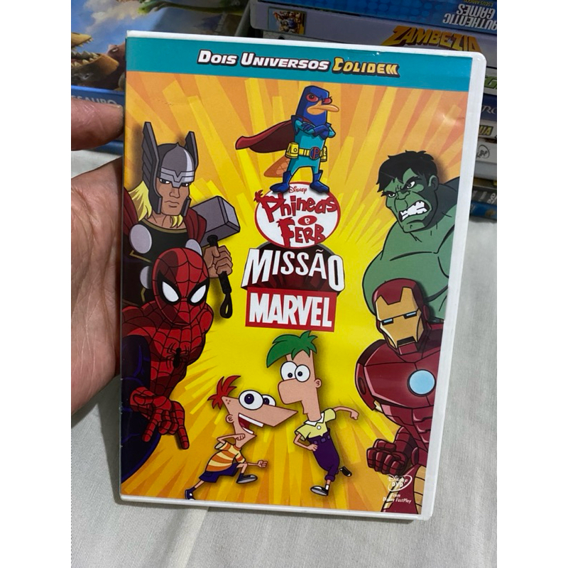 DVD Phineas e Ferb - missão Marvel