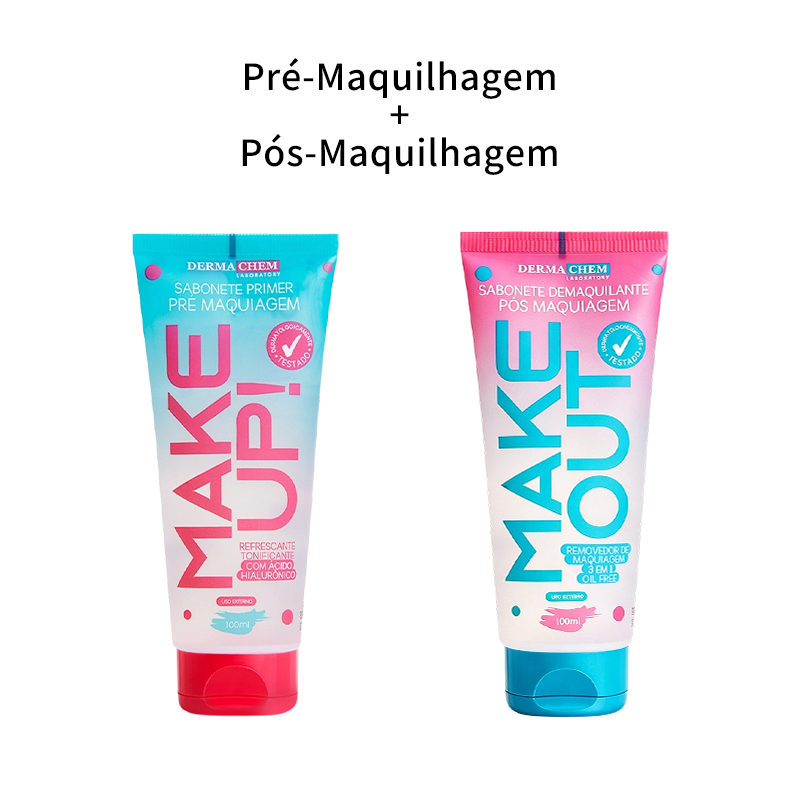 Dermachensabonete facial limpeza facial Sabonete Pré-Maquiagem+Sabonete Facial Demaquilante