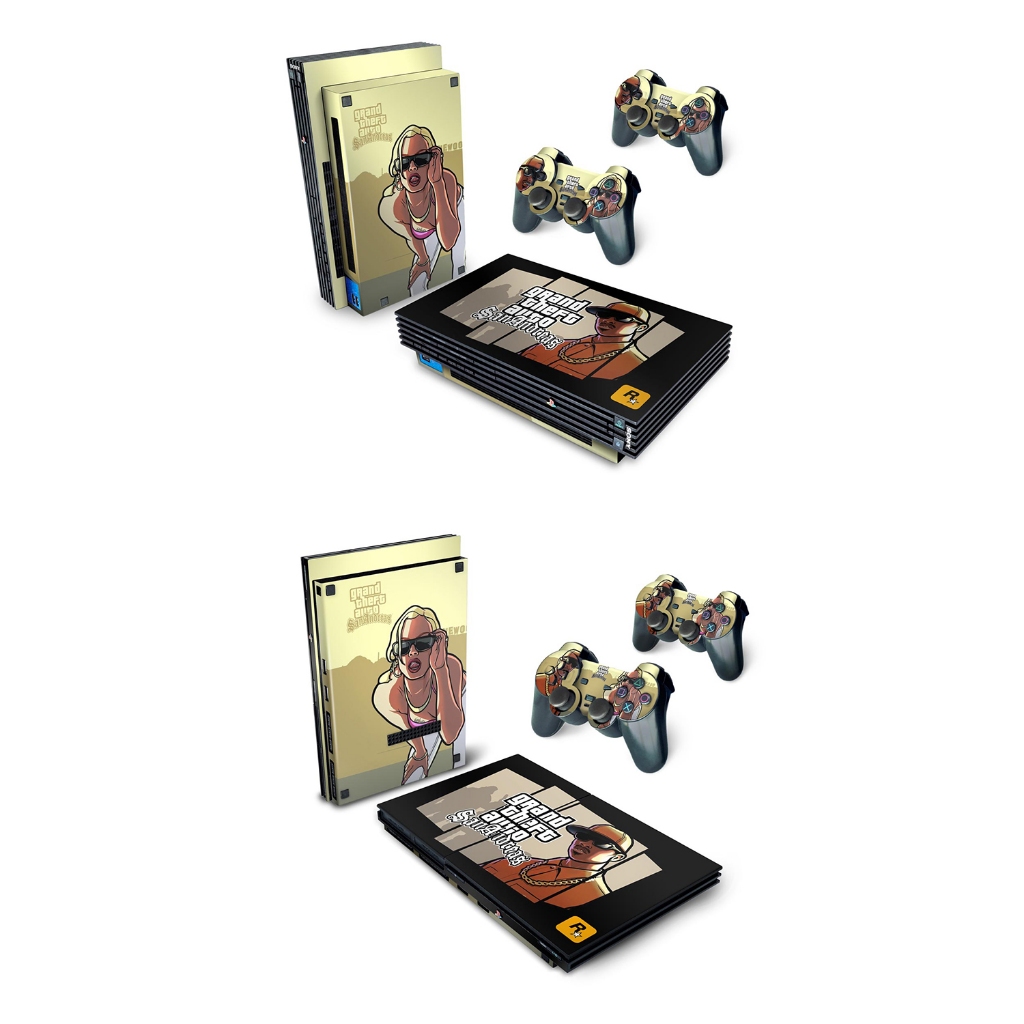 Skin Anti-Rage para PS2 FAT ou SLIM - 002 - Skin Playstation 2