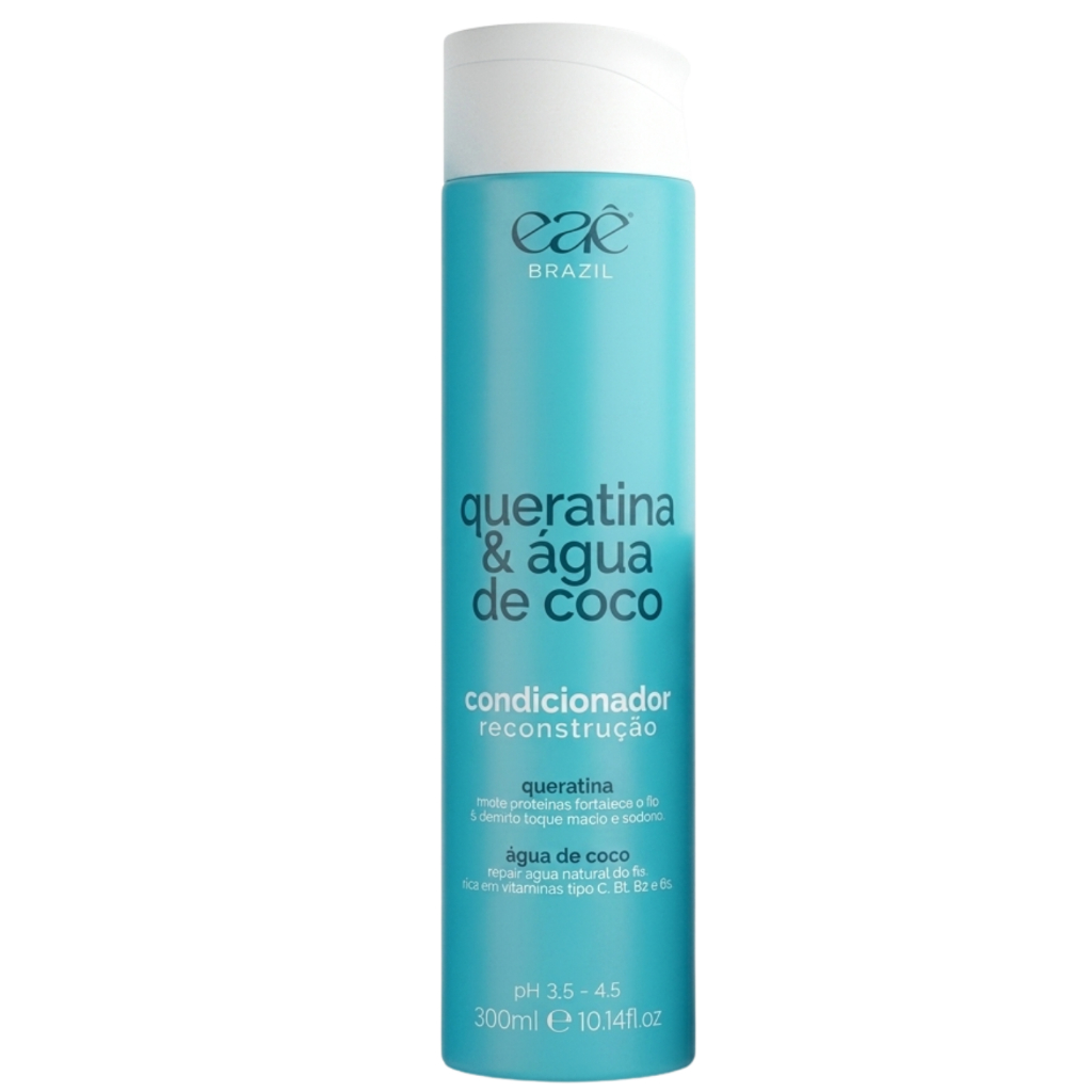 Condicionador Queratina E Água De Coco Reconstrução 300ml
