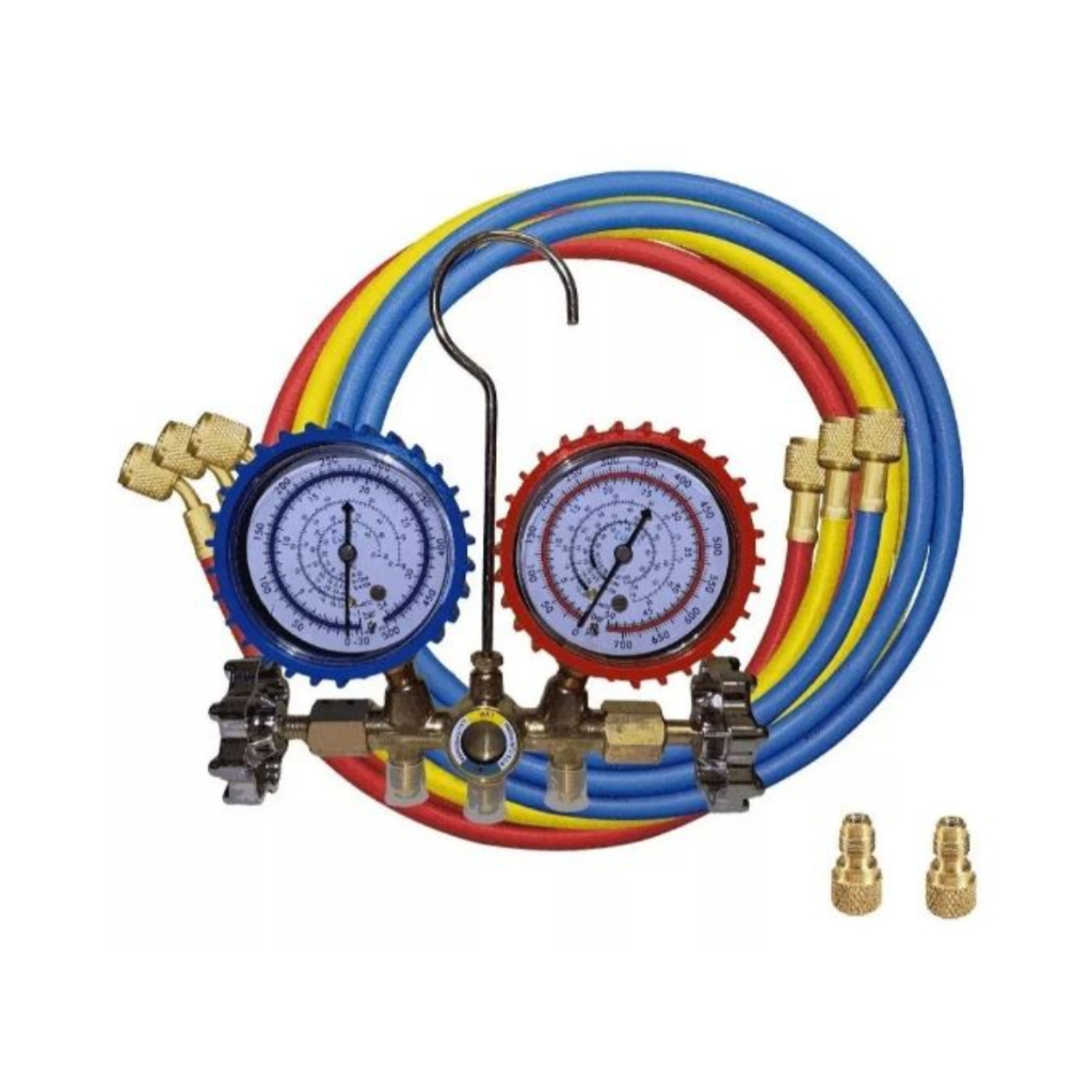 MANIFOLD R22/R134/R407/R410 C/ 2 ADAPT. R410