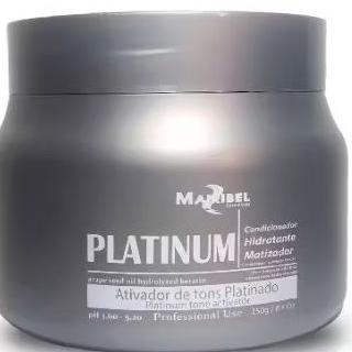 Mairibel Máscara Matizadora Platinum 250g - Reaviva Cor e Brilho, Hidratação Profunda