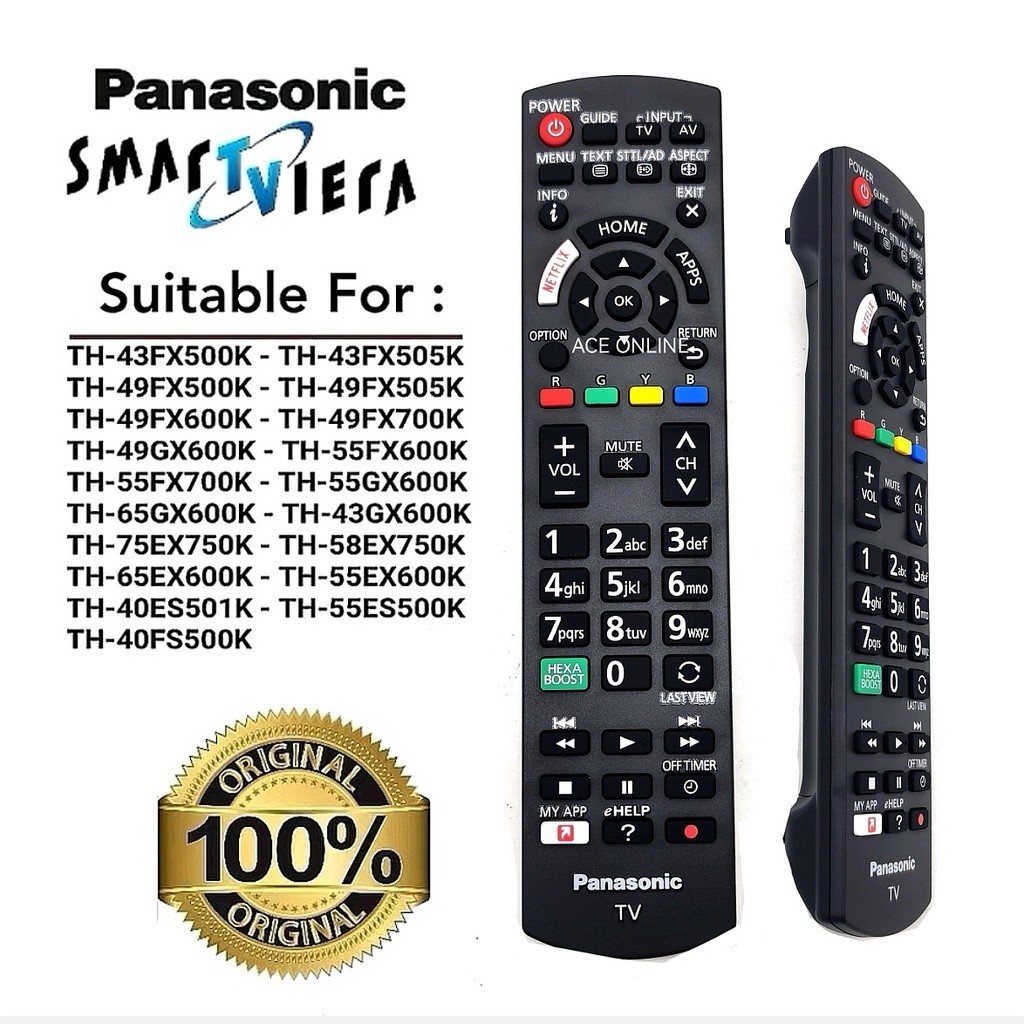 Controle Remoto para TV Panasonic Smart com Netflix — imagem 2 de 2