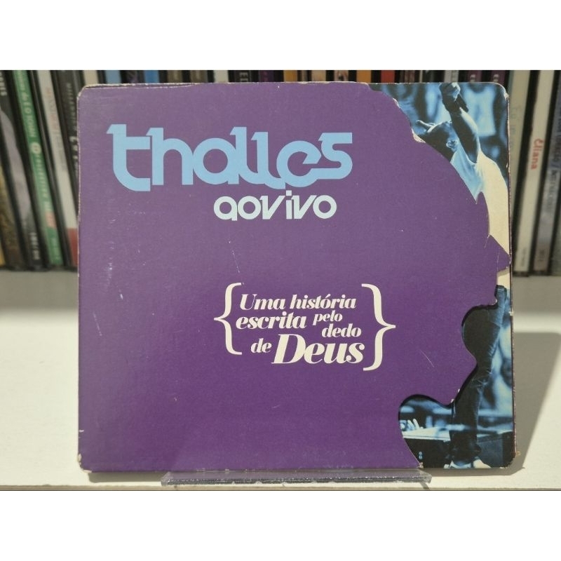 CD DUPLO  THALLES ROBERTO -  AO VIVO - UMA HISTÓRIA ESCRITA PELO DEDO DE DEUS  - GOSPEL  - EVANGÉLICO  - CRISTÃ