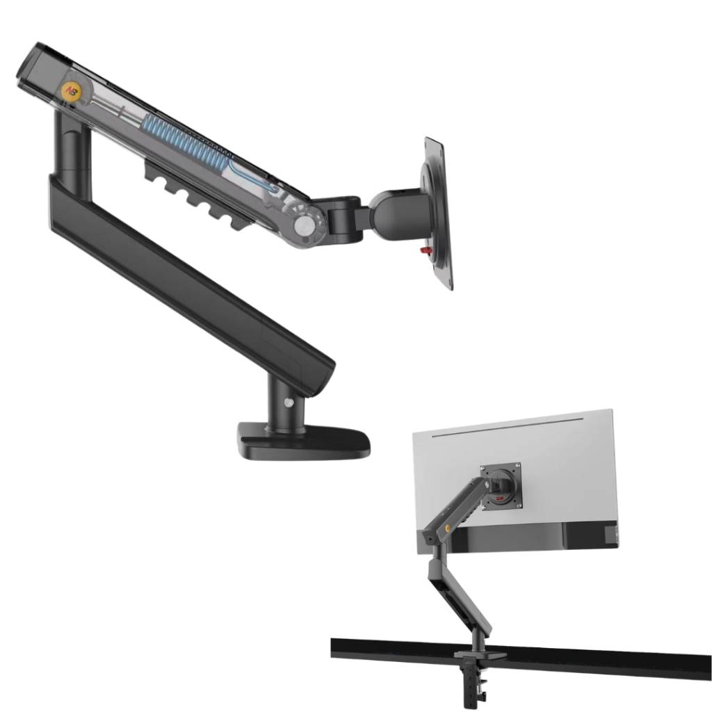 Suporte de Monitor Articulado NB A5 17-32" Ergonômico Sem Furos Suporta até 9kg para Home Office