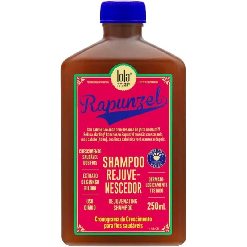 Rapunzel Shampoo Rejuvenescedor 250ml- Lola Cosmetics