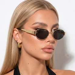 Óculos de Sol Dubai Redondo Premium Blogueira Virginia Oldstyle Retrô Clássico uv400 Unissex