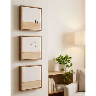 Kit Quadros Decorativos Natureza Calma Paisagem Minimalista Decoração zen moderna relaxante Sala