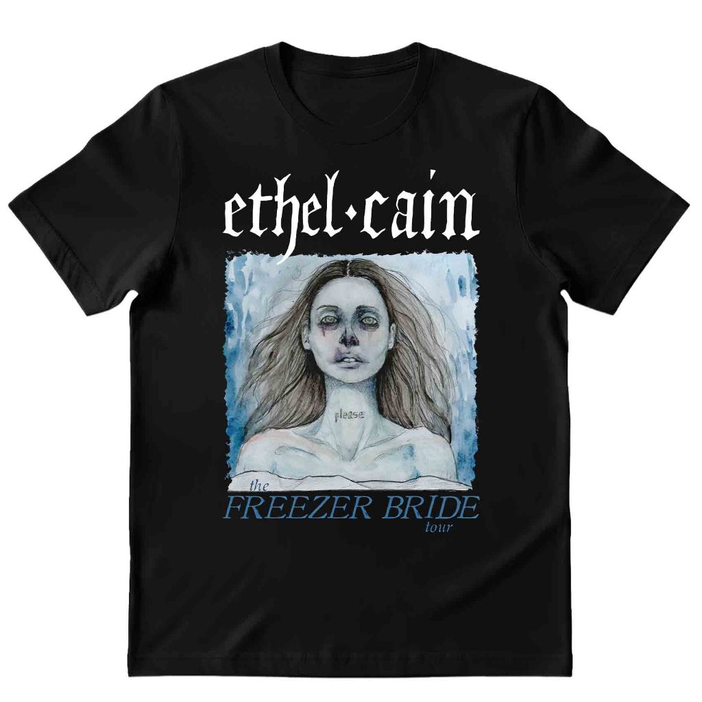 Camiseta Unissex Ethel Cain The Freezer Bride Tour Ecn6 (Frente e costas)