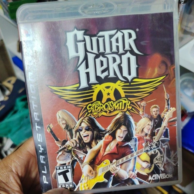 Guitar Hero Aerosmith Ps3 PlayStation 3  Cd Original seminovo perfeito envio imediato