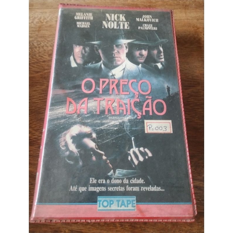 Filme em VHS - O Preço da Traição ( Nick Nolte )