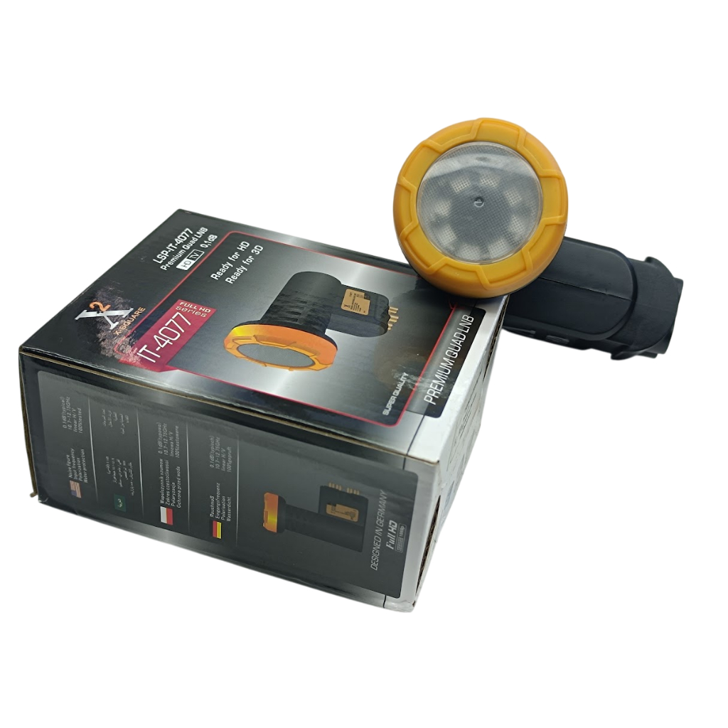 Lnb X2 4 SAIDAS ultraHD 3D filtro de ruido 0.1DB ganho 60db Novo