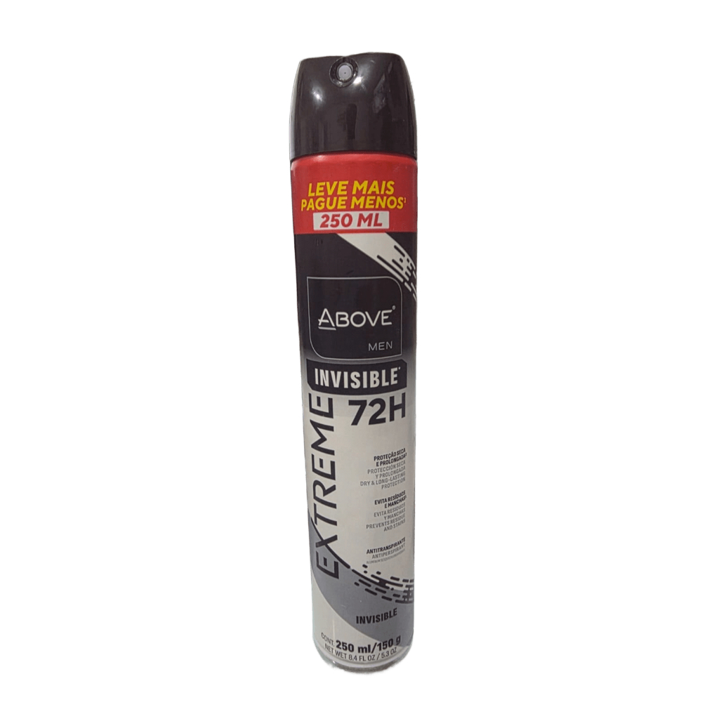 Detalhes do Kit 06un Desodorante Antitranspirante Above Men Invisible Extreme 250ml