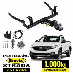 Engate Reboque Removível Strada 2021 a 2026 1.000kg