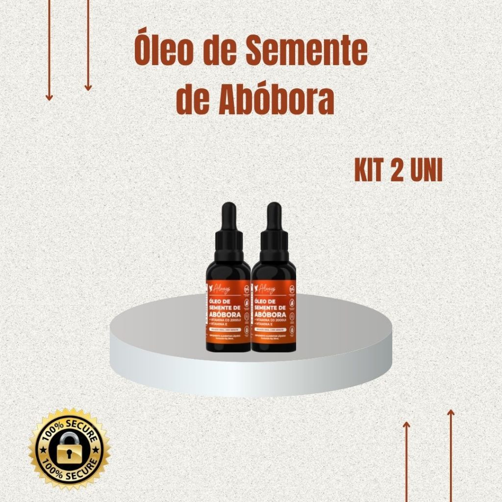 Mega Promoção Óleo de Semente de Abóbora Original Mega Eficiente 30ML