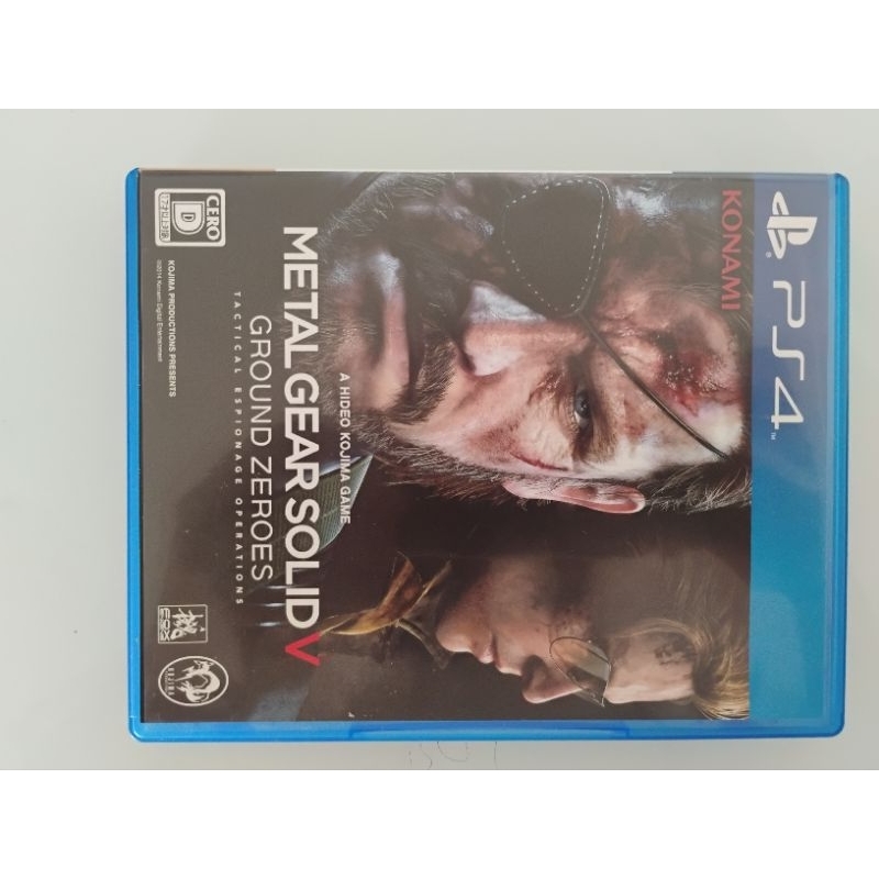 metal gear solid V ground zeroes - Playstation 4 jogo original