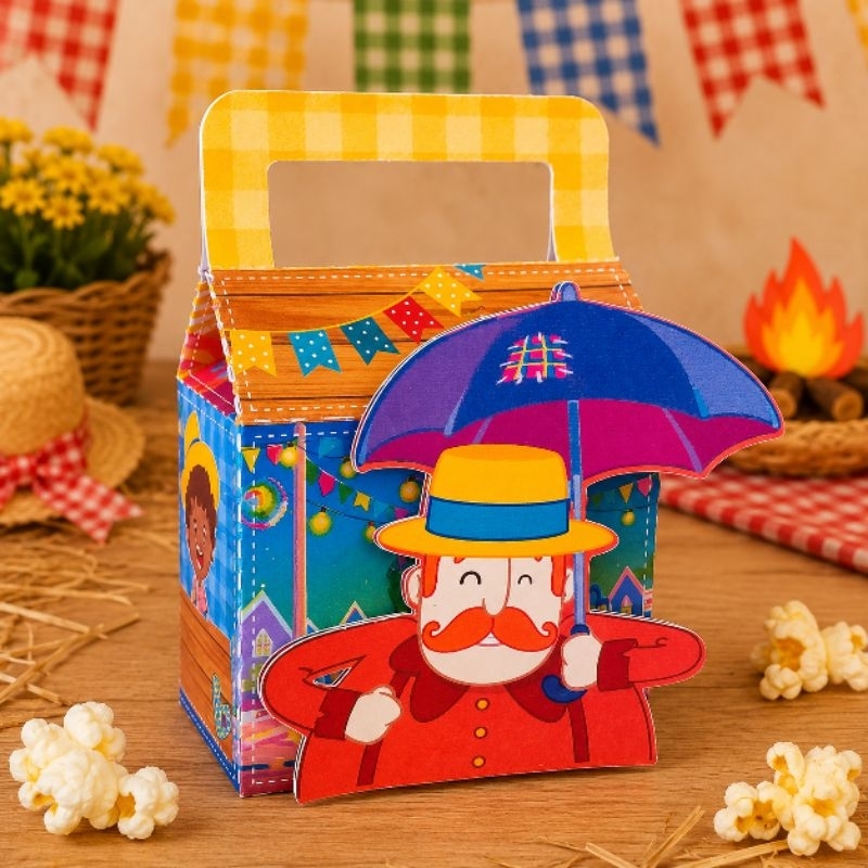 kit festa personalizado tema arraiá do bita_lembrancinha personalizada_aniversário festa junina