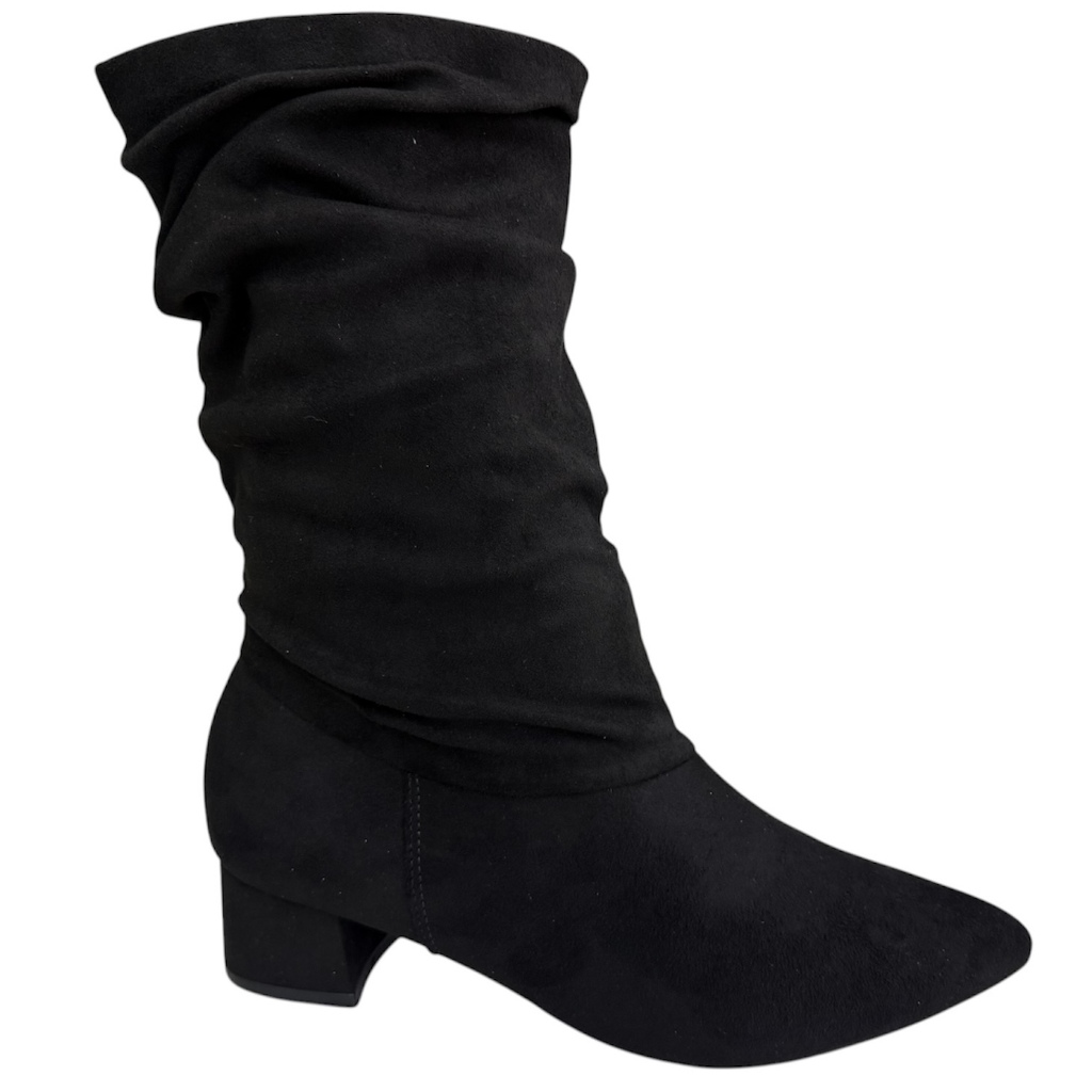 Bota Feminina Cano Médio Salto Bloco Ortopédica Piccadilly 739103