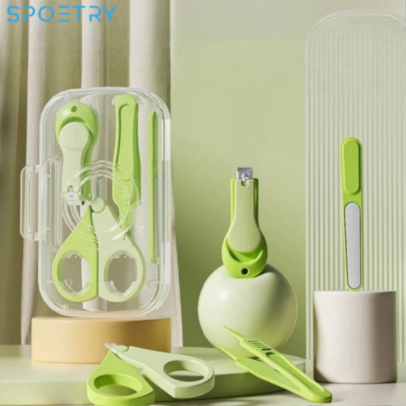 Aparador De Unhas Para Bebês Kits De Cuidados Com A Saúde Do Bebê Conjunto Para Cuidados Com As Unhas Do Bebê — imagem 1