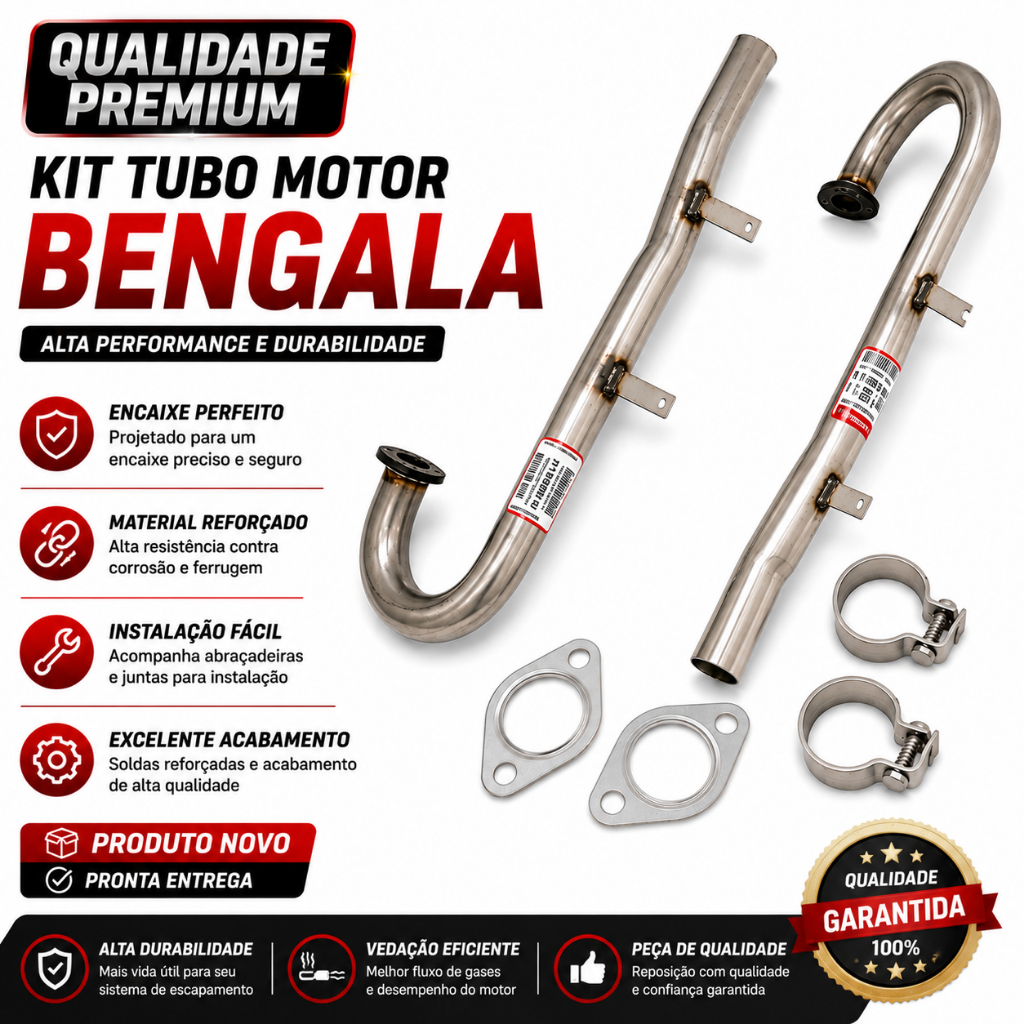 Tubo Motor Bengala Fusca Brasília Kombi Puma Variant TL
