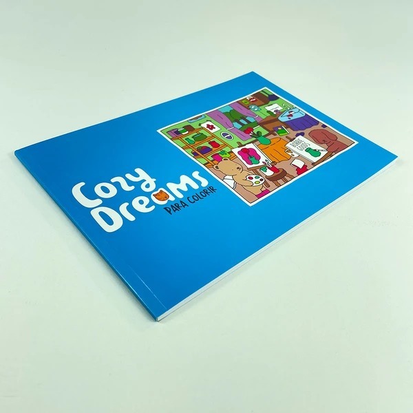 Livro para Colorir | Cozy Mood | Azul · foto 2