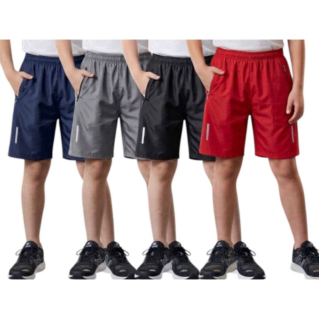 Kit com 4 Bermudas Infantil Juvenil Flanelado Chimpa Escola Lazer e Dia a Dia Promoção