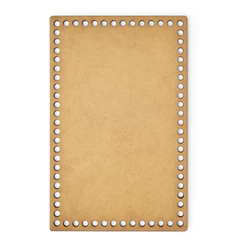 kit 5 Base em MDF Retangular para Bandejas e Cestos UNIFY