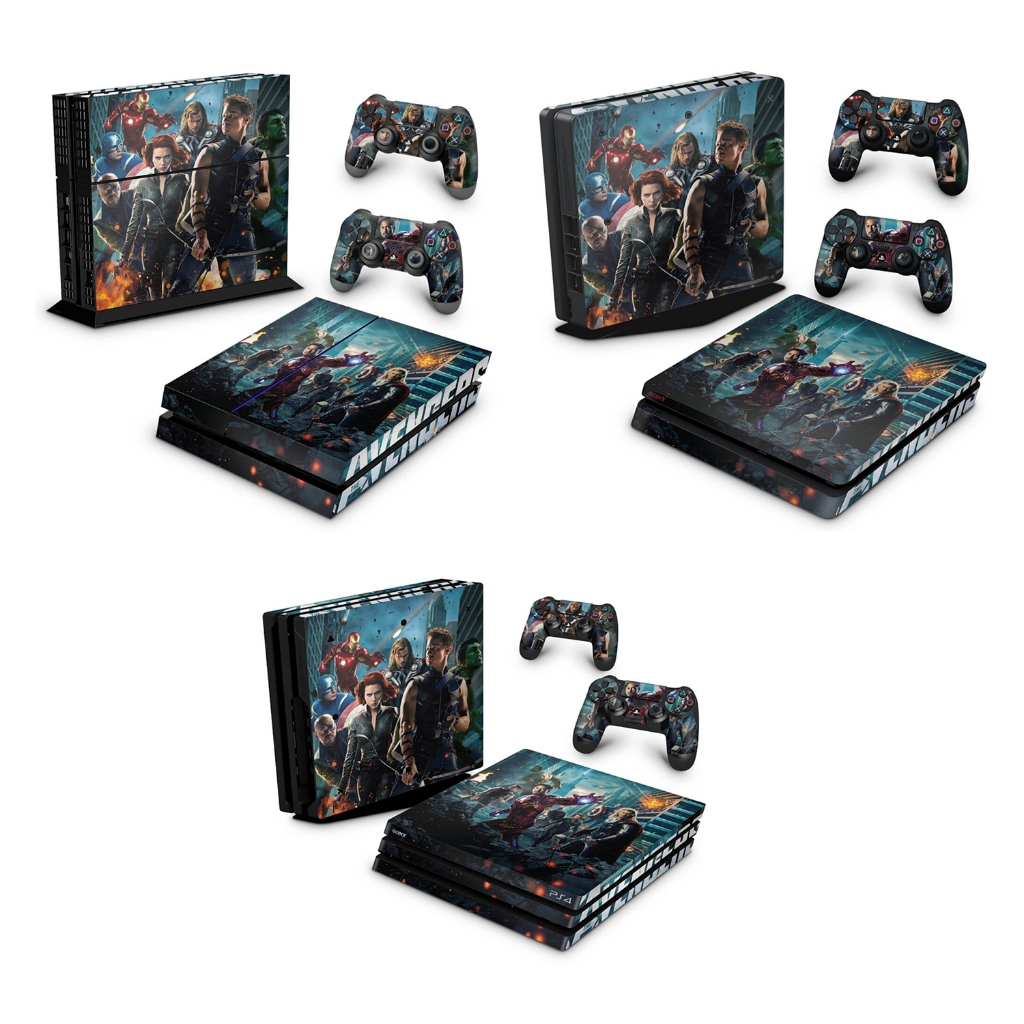 Skin Anti-Rage para PS4 FAT, SLIM ou PRO - 022 - Skin Playstation 4