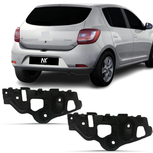 Par/UN Suporte Guia Parachoque Traseiro Sandero 2014 2015 2016 2017 2018 2019