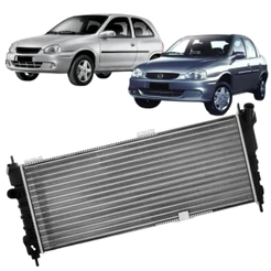 Radiador Agua Corsa Classic 1.0 2003 até 2010 Com Ar