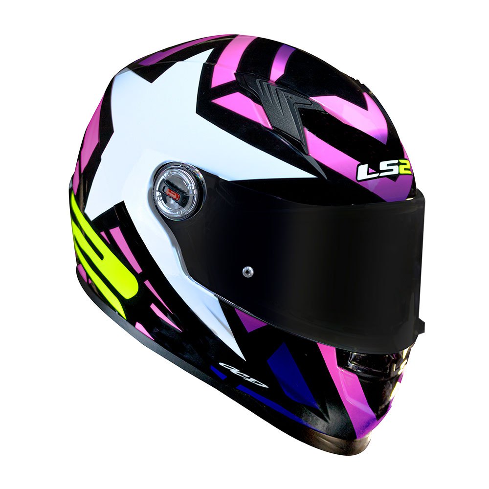 Capacete LS2 FF358 Starwar Estrela Rosa Tribal Draze Tank