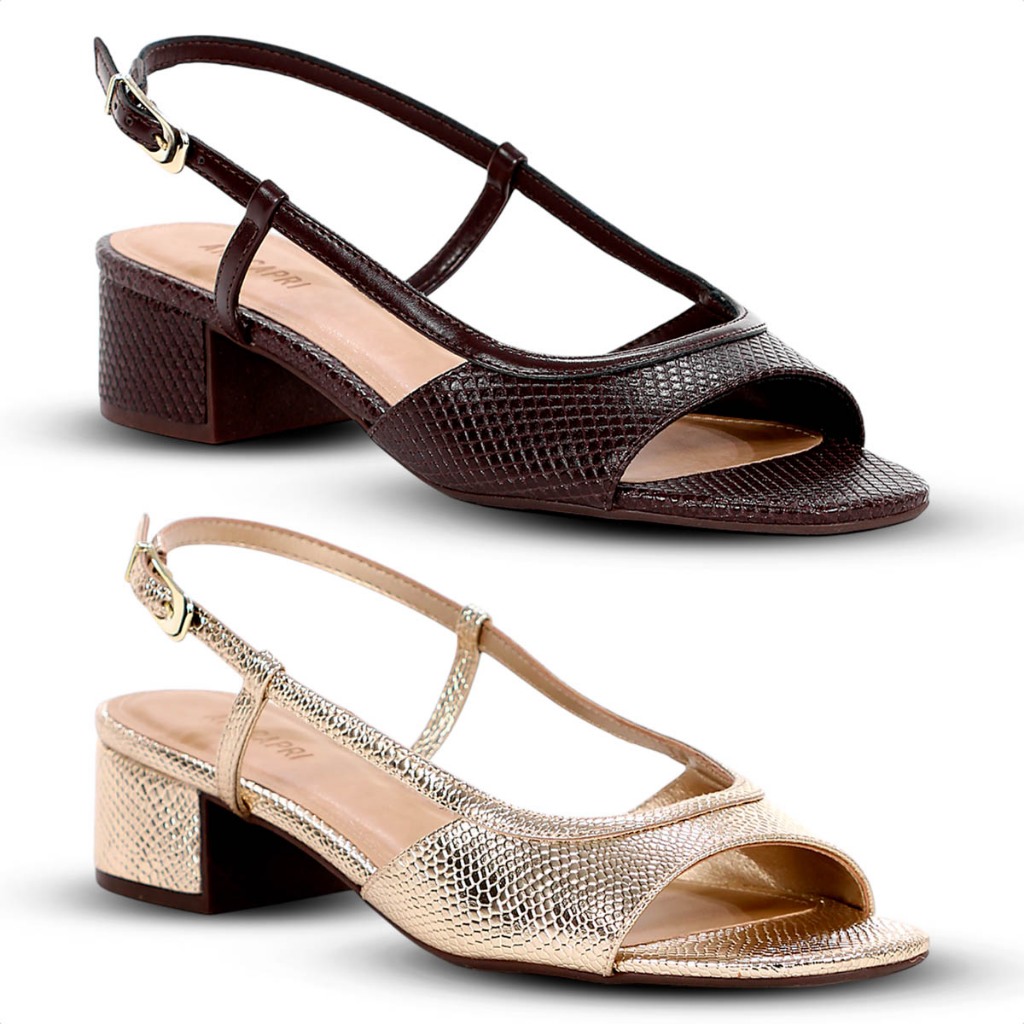 Sandália Anacapri Feminina Peep Toe Texturizada Confortável Rasteira