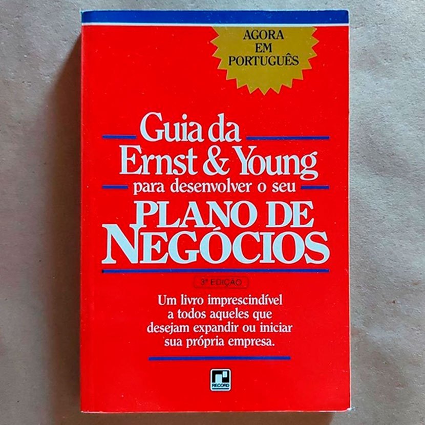 Livro Guia Ernst & Young Para Desenvolver O Seu Plano De Negócios 3ª Ed. 1996