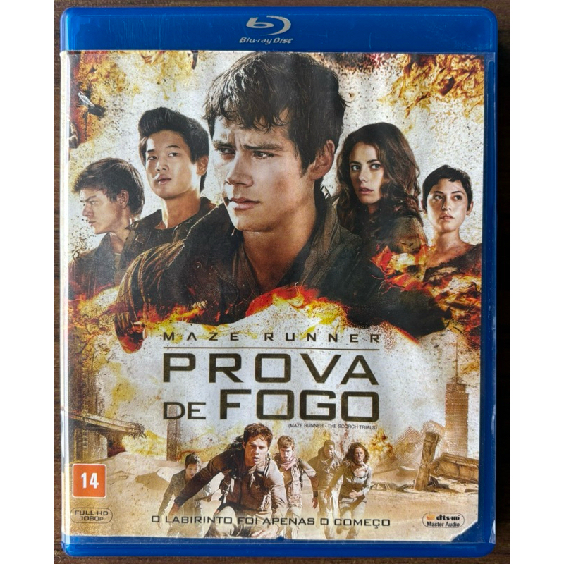 Blu Ray Filme Maze Runner Prova de Fogo