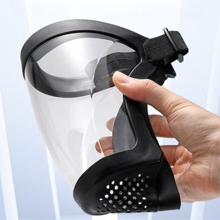 Protetor Facial Transparente Anti-embaçamento Impermeável Lavável Máscara De Proteção