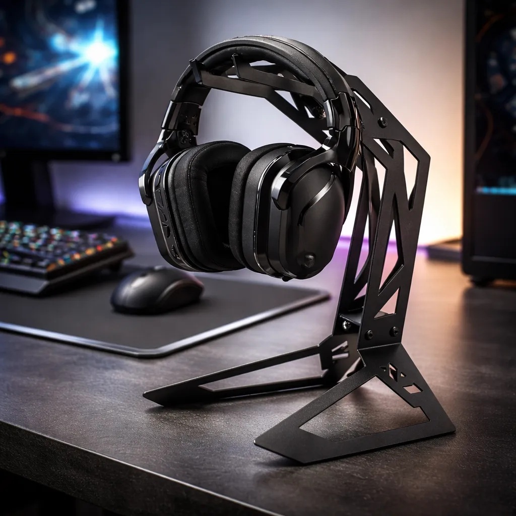 Suporte Fone De Ouvido E Headphone Em Metal Gamer Pro Aço