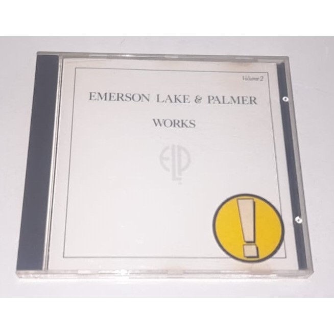 Cd Importado - Emerson Lake & Palmer - Works,Volume 2 - Atlantic,Germany - 1977 - Em Muito Bom Estado