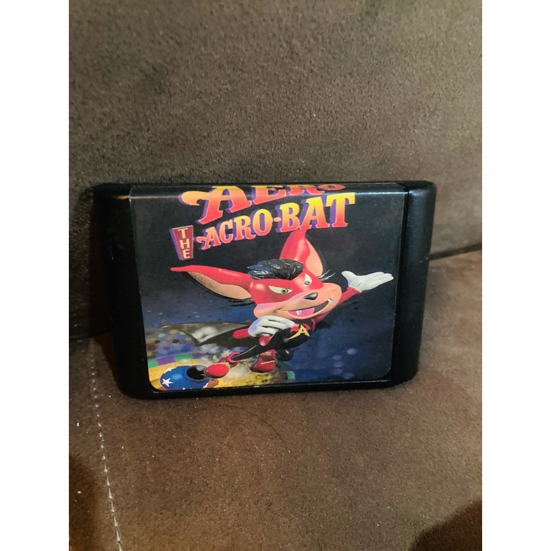 cartucho aero acrobat mega drive jogo
