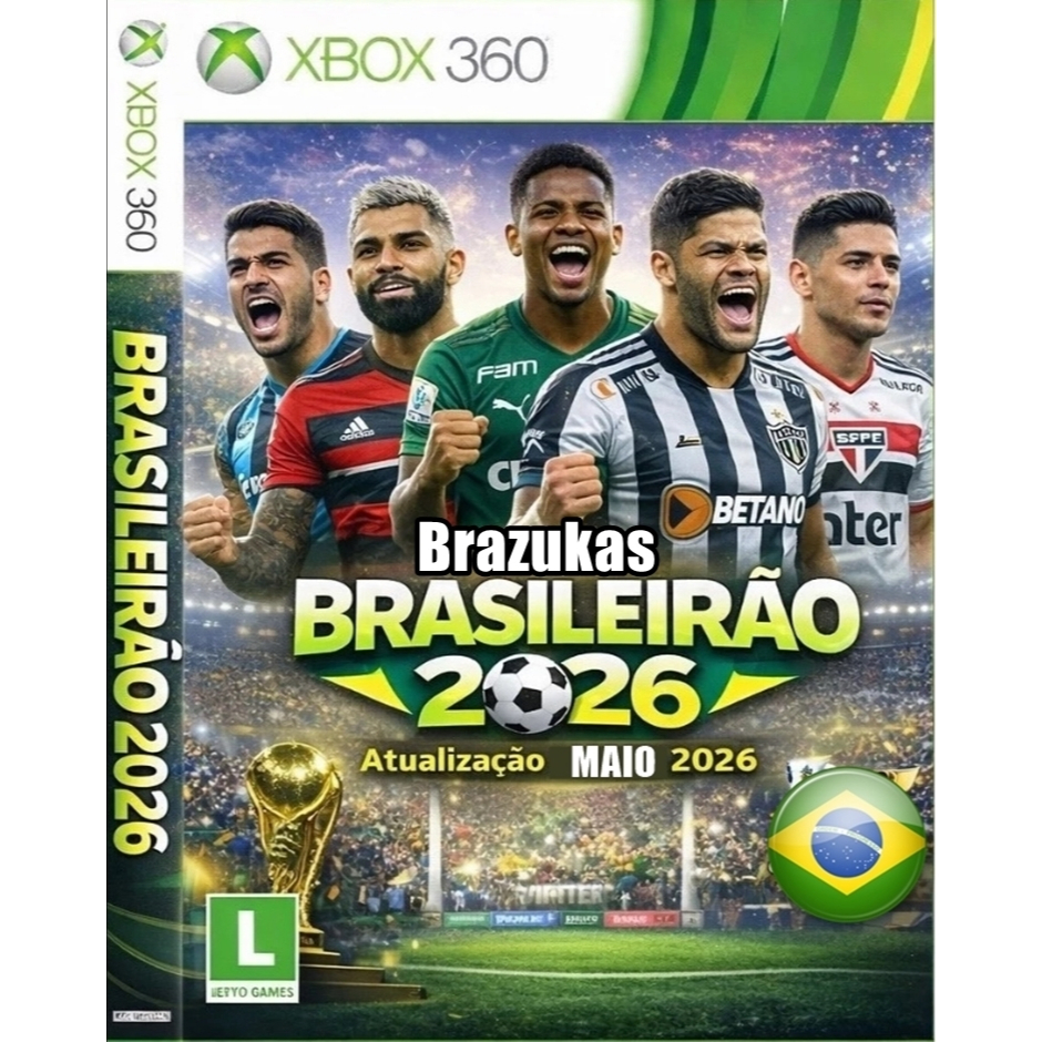 Futebol Pes 2026 Lançamento Maio -  Brazukas - Xbox 360 LT3.0