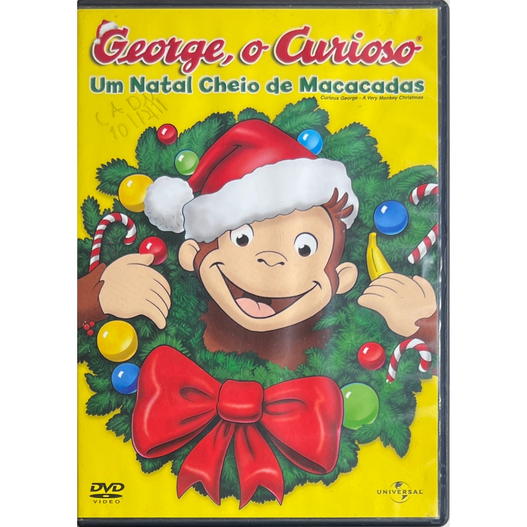 George, o Curioso: Um Natal Cheio de Macacadas - DVD Original