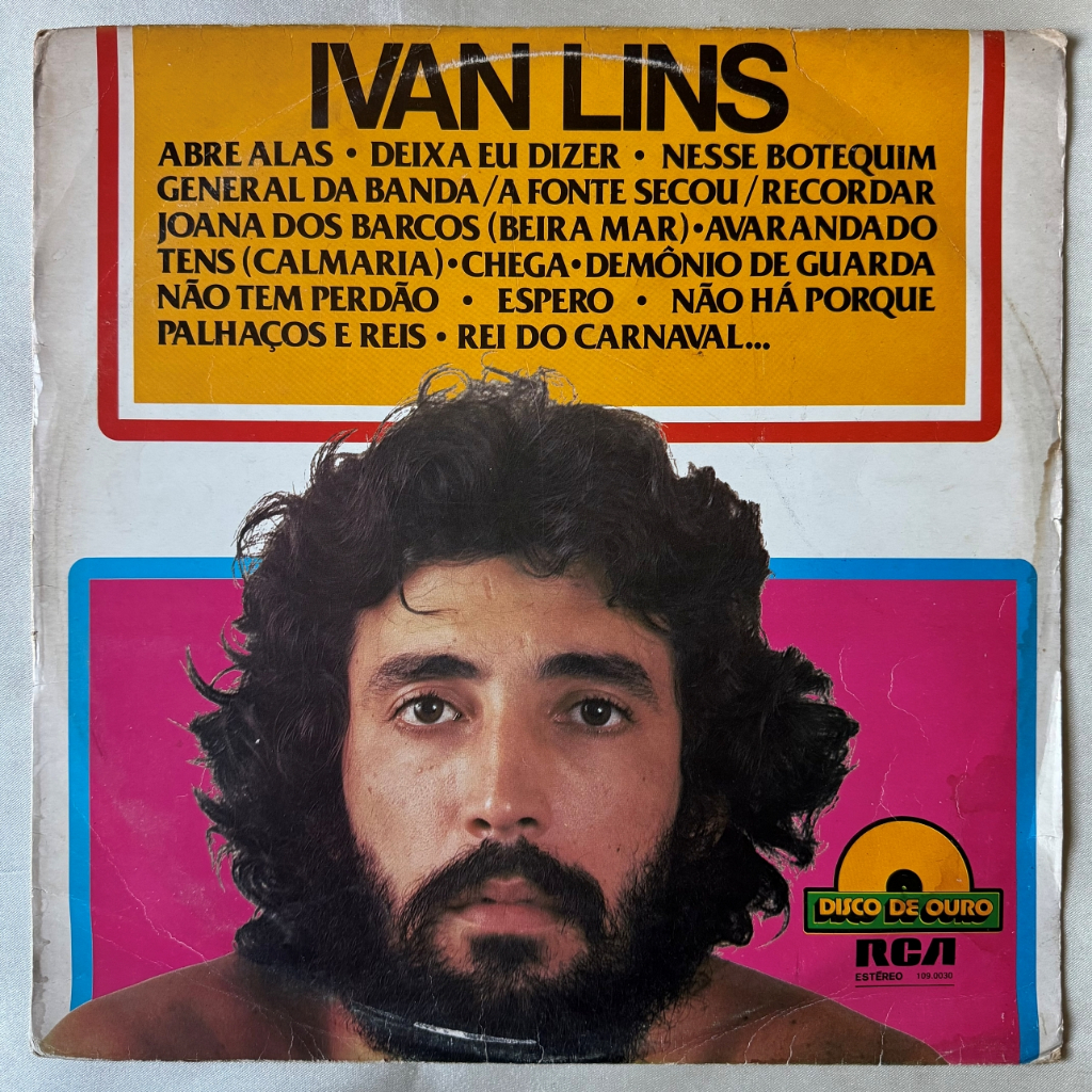 DISCO DE VINIL LP - IVAN LINS – DISCO DE OURO (1977)