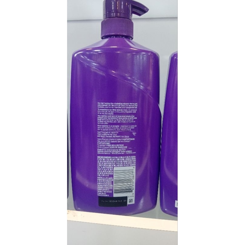 Shampoo Aussie Miracle Moist ,778 ml. Hidratação profunda. Apenas o Shampoo!