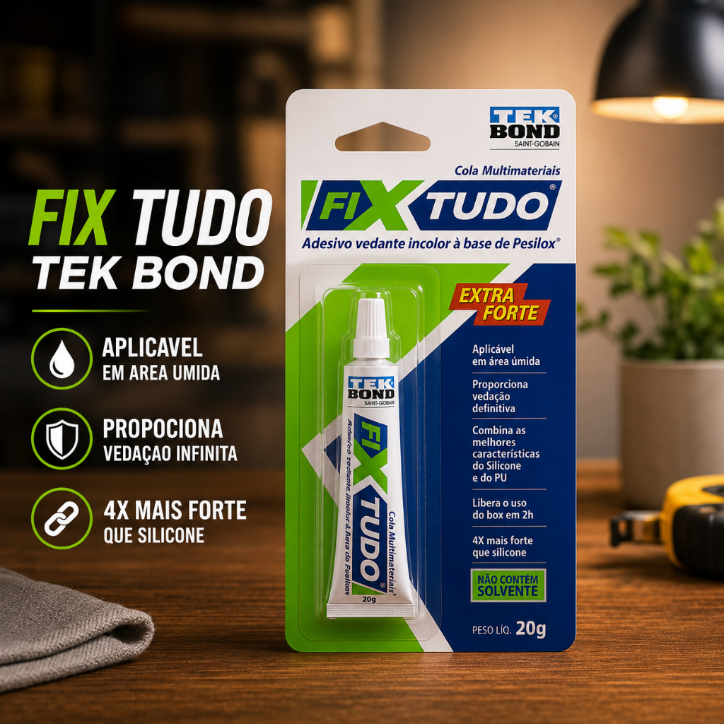 Cola Fix Tudo Tek Bond 20g Extra Forte Veda Cola E Repara