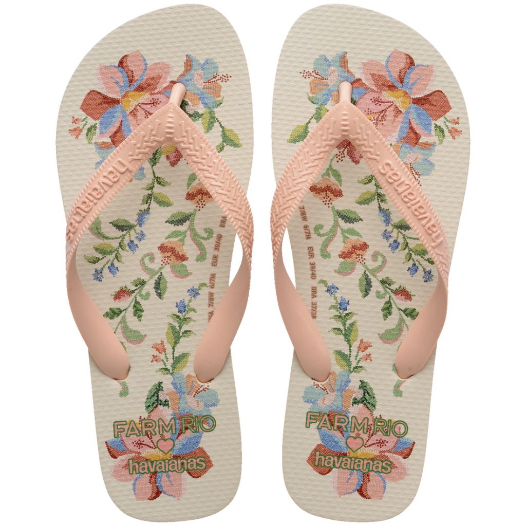 Chinelo Havaianas Farm Brisa Serena