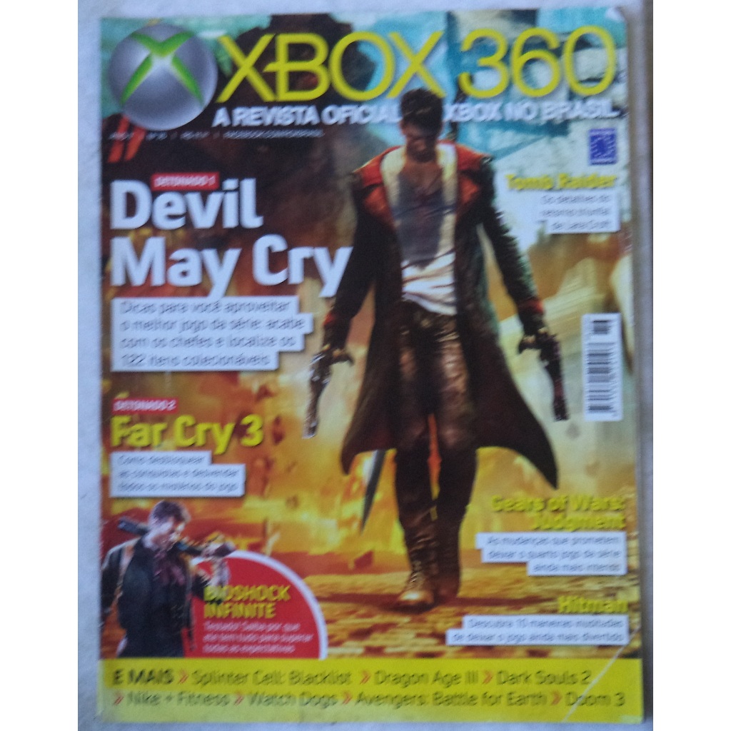 Revista Xbox 360 N° 76 Devil May Cry , Far Cry 3 e mais