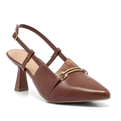 Scarpin Feminino Sapato Clássico Bico Fino Salto Taça Social Bridão Elegante Confortável Tendência