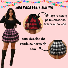 Saia xadrez prefeito para festa junina M - G